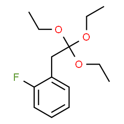 BENZENE, 1-FLUORO-2-(2,2,2-TRIETHOXYETHYL)- Structure