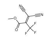 methyl 3,3-dicyano-2-(trifluoromethyl)acrylate结构式