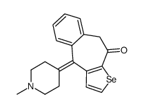 10-(1-methylpiperidin-4-ylidene)-5H-benzo[1,2]cyclohepta[3,4-b]selenophen-4-one Structure