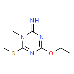 1,3,5-Triazin-2(1H)-imine,4-ethoxy-1-methyl-6-(methylthio)-(9CI) picture