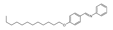 1-(4-dodecoxyphenyl)-N-phenylmethanimine结构式