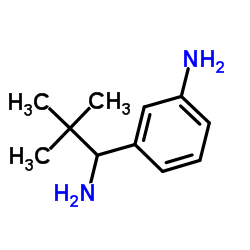 3-(1-Amino-2,2-dimethylpropyl)aniline结构式