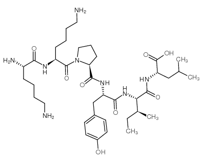 [Lys8, Lys9]-Neurotensin (8-13) structure