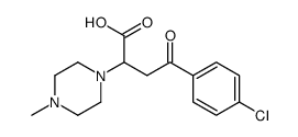 4-(4-CHLOROPHENYL)-2-(4-METHYLPIPERAZINO)-4-OXOBUTANOIC ACID Structure