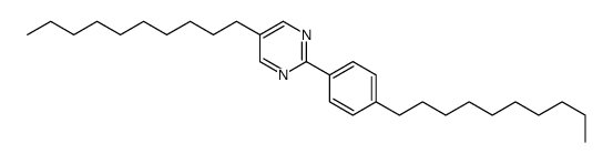 5-decyl-2-(4-decylphenyl)pyrimidine Structure