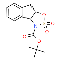 (4R,5S)-3,3a,8,8a-四氢茚并[1,2-d]-1,2,3-氧杂噻唑-2,2-二氧化物-3-羧酸叔丁酯结构式