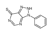 3-phenyl-2H-triazolo[4,5-d]pyrimidine-7-thione Structure