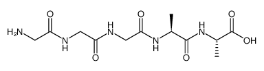 Gly-Gly-Gly-Ala-Ala Structure