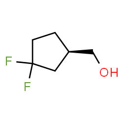 [(1R)-3,3-Difluorocyclopentyl]methanol structure