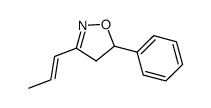 (E)-5-phenyl-3-(prop-1-en-1-yl)-4,5-dihydroisoxazole Structure