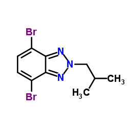 4,7-Dibromo-2-isobutyl-2H-benzotriazole Structure