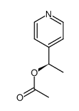 (R)-1-(4-pyridyl)ethyl acetate Structure