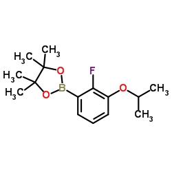 2-Fluoro-3-isopropoxyphenylboronic acid pinacol ester Structure