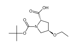 N-Boc-L-trans-4-ethoxyproline structure