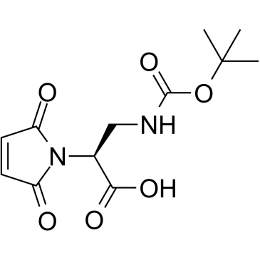 Mal-L-PA-NH-Boc Structure