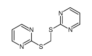 2-(pyrimidin-2-ylsulfanylmethylsulfanyl)pyrimidine结构式