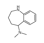 N,N-Dimethyl-2,3,4,5-tetrahydro-1H-1-benzazepin-5-amine Structure