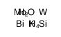 bismuth,cobalt,iron,molybdenum,oxotungsten,potassium,silicon Structure