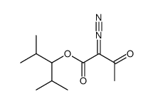 1-isopropyl-2-methylpropyl 2-diazo-3-oxobutanoate结构式