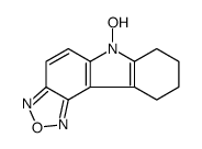 7,8,9,10-TETRAHYDRO-6H-1,2,5-OXADIAZOLO[3,4-C]CARBAZOL-6-OL结构式