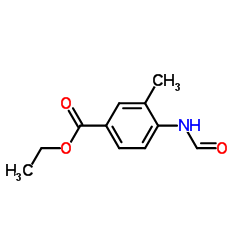 Benzoic acid, 4-(formylamino)-3-methyl-, ethyl ester (9CI) picture