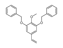 5-ethenyl-2-methoxy-1,3-bis(phenylmethoxy)benzene Structure