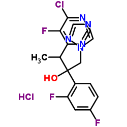 3-(6-CHLORO-5-FLUOROPYRIMIDIN-4-YL)-2,(2,4-DIFLUORO PHENYL)-1-(1H-1,2,4-TRIAZOLE-1-YL)BUTAN-2-OL HYDROCHLORIDE structure