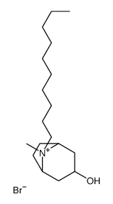 8-decyl-8-methyl-8-azoniabicyclo[3.2.1]octan-3-ol,bromide Structure