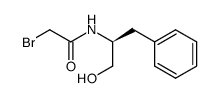 (S)-2-chloro-N-(1-hydroxy-3-phenylpropan-2-yl)acetamide Structure