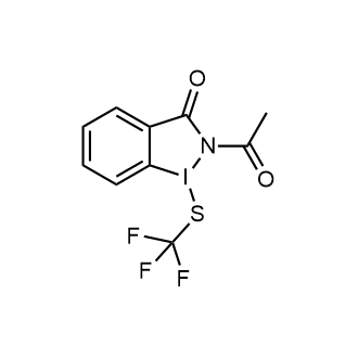 Trifluoromethylthio-iodine(III)reagent(TFTI) structure