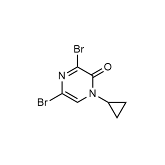 3,5-Dibromo-1-cyclopropyl-pyrazin-2-one picture