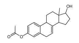 estra-1,3,5(10),7-tetraene-3,17β-diol 3-acetate Structure