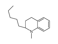 (2R)-1-methyl-2-pentyl-3,4-dihydro-2H-quinoline Structure