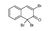 1,1,3-tribromo-1H-naphthalen-2-one Structure