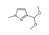 3-(dimethoxymethyl)-1-methylpyrazole structure