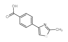 4-(2-甲基-1,3-噻唑-4-基)苯甲酸图片