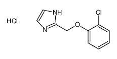 2-[(2-chlorophenoxy)methyl]-1H-imidazole,hydrochloride Structure