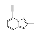 Pyrazolo[1,5-a]pyridine,7-ethynyl-2-methyl- structure