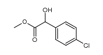 (4-chlorophenyl)hydroxyacetic acid methyl ester Structure