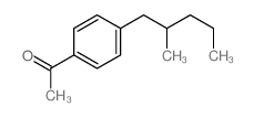 Ethanone,1-[4-(2-methylpentyl)phenyl]-结构式