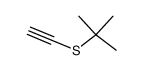 tert-butyl(ethynyl)sulfane Structure