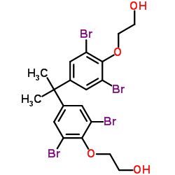 四溴双星空appA双(2-羟乙基)醚结构式