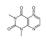 1,3-dimethyl-5-oxy-1H-pteridine-2,4-dione结构式