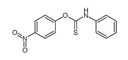 Phenyl-thiocarbamic acid O-(4-nitro-phenyl) ester Structure