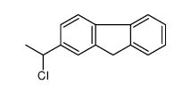 2-(1-chloroethyl)-9H-fluorene Structure