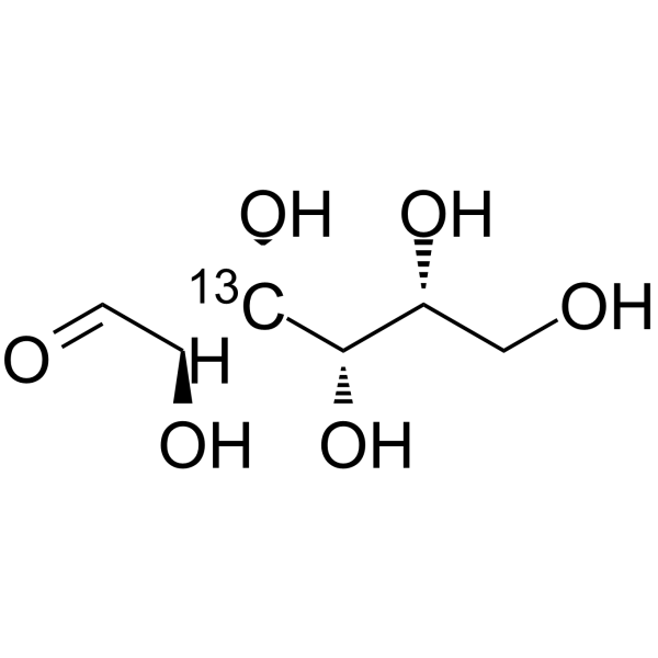 D-Galactose-13C-2 Structure