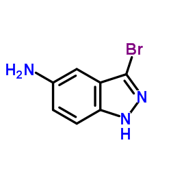 3-溴-5-氨基吲唑结构式