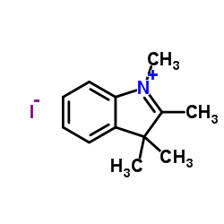 1,2,3,3-Tetramethyl-3H-indolium iodide Structure