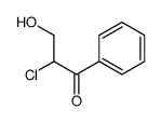 2-chloro-3-hydroxy-1-phenylpropan-1-one结构式