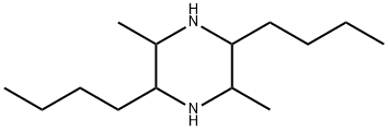 2,5-Dibutyl-3,6-dimethylpiperazine Structure